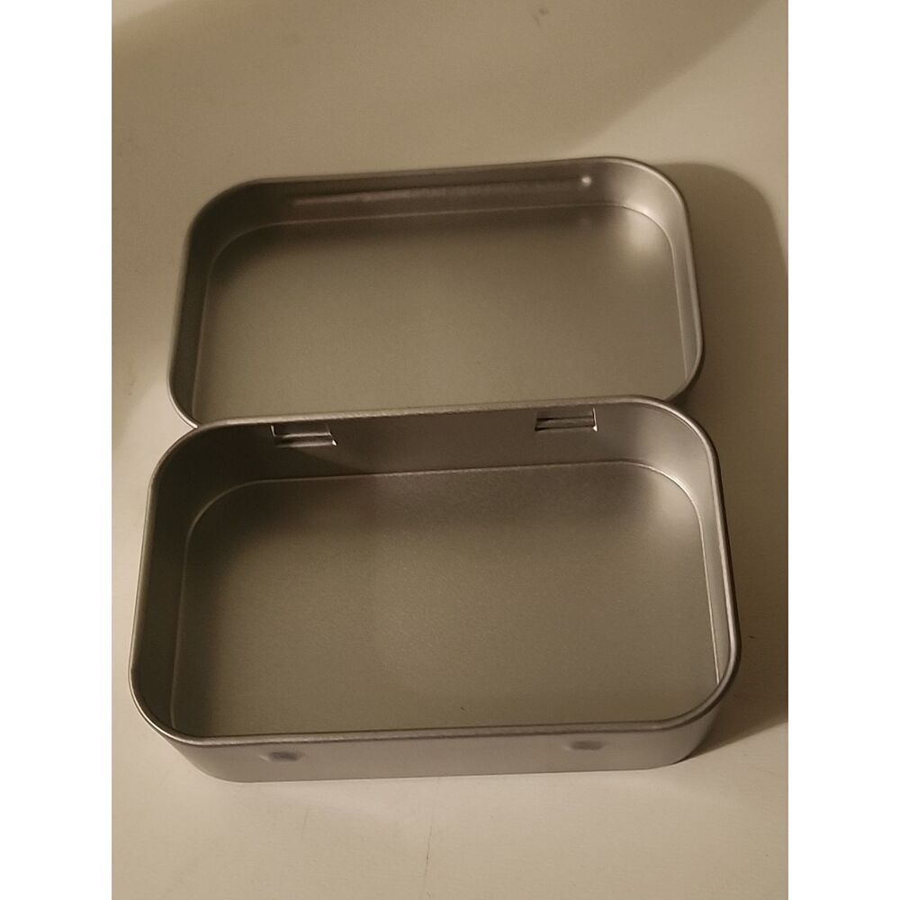Silver Stackable Storage Hinged Boxes - Picture 3 of 8